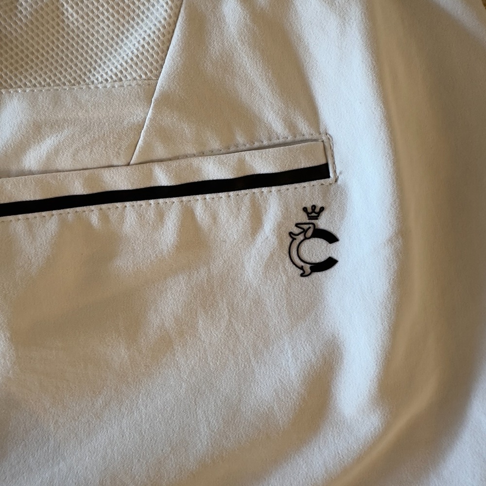 Louis Castel Women's White Golf Shorts-Size 70-U.S 4-Japanese Performance Fabric - Picture 15 of 16